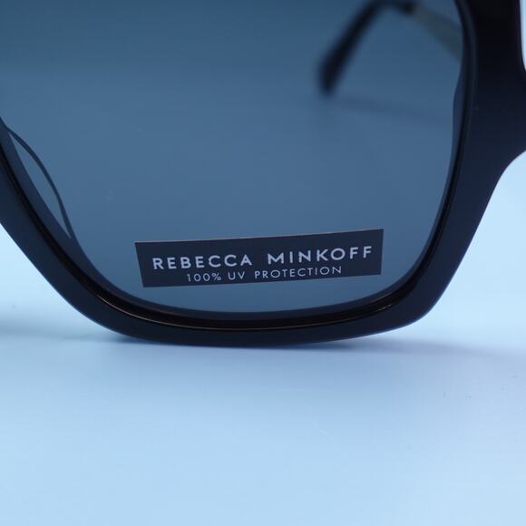 Rebecca Minkoff Sunglasses Willow Black & Silver 100% UV Protection main image 6